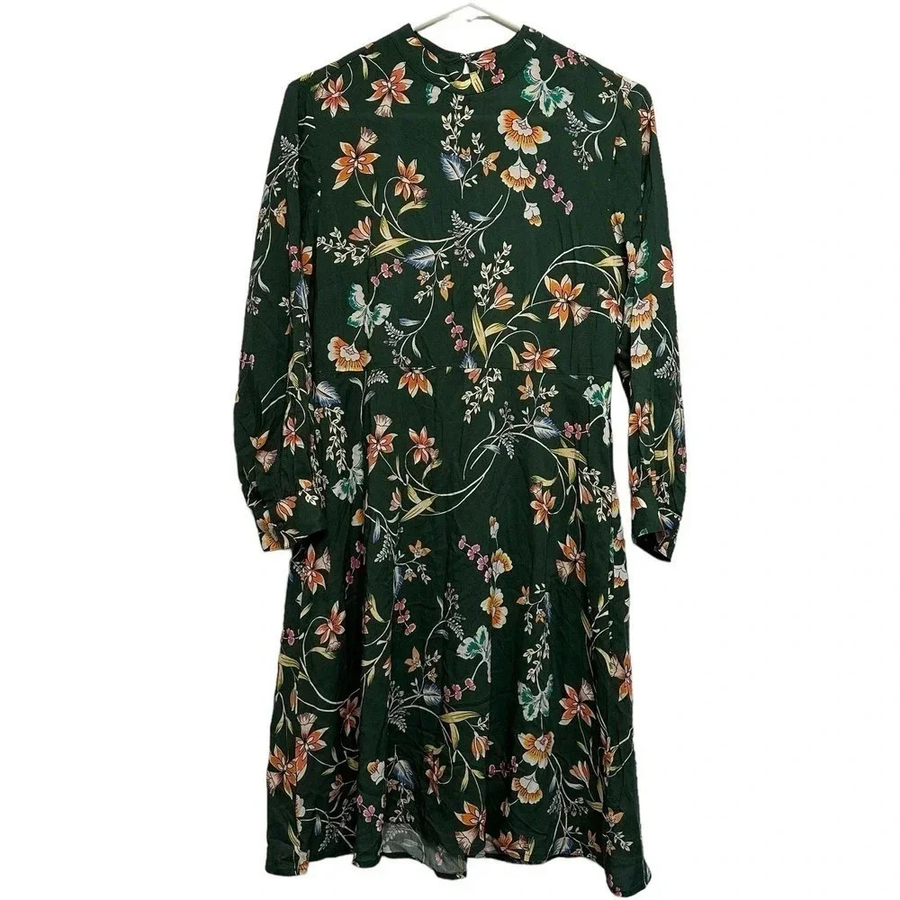 Velvet by Graham & Spencer Juliet printed floral mock neck dress. Size XS